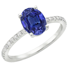 Afbeelding in Gallery-weergave laden, echte round diamant 5karaat ring zijaanzicht
