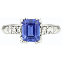 Afbeelding in Gallery-weergave laden, echte round diamant 3karaat ring op wit
