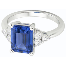 Afbeelding in Gallery-weergave laden, echte round diamant 3.50karaat ring close-up detail
