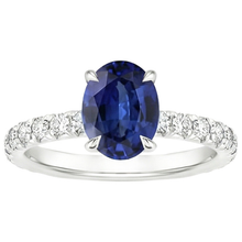 Afbeelding in Gallery-weergave laden, echte round diamant 4karaat ring profielweergave
