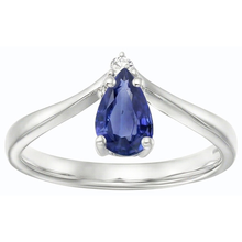 Afbeelding in Gallery-weergave laden, Diamanten Sieraden Peer Ceylon Saffier Jubileumring 1,25 Karaat
