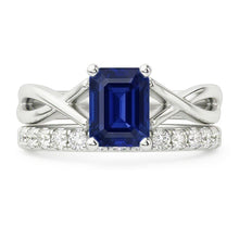 Afbeelding in Gallery-weergave laden, echte round diamant 2.50karaat ring zijaanzicht
