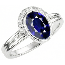 Afbeelding in Gallery-weergave laden, echte round diamant 3karaat eternity ring zijaanzicht

