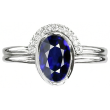 Afbeelding in Gallery-weergave laden, echte round diamant 3karaat eternity ring close-up detail
