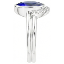 Afbeelding in Gallery-weergave laden, echte round diamant 3karaat eternity ring profielweergave
