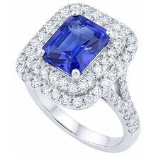 Afbeelding in Gallery-weergave laden, echte round diamant 2karaat ring bovenaanzicht
