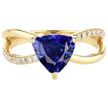 Afbeelding in Gallery-weergave laden, echte round diamant 2.50karaat ring close-up detail
