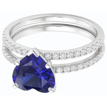 Afbeelding in Gallery-weergave laden, echte round diamant 3.50karaat ring bovenaanzicht
