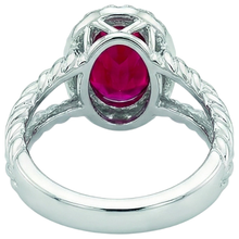 Afbeelding in Gallery-weergave laden, echte round diamant 1.16karaat ring op wit
