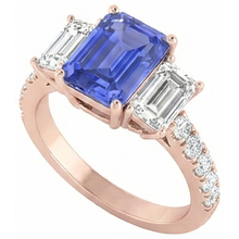 Afbeelding in Gallery-weergave laden, echte round diamant 3.50karaat ring close-up detail
