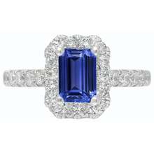 Afbeelding in Gallery-weergave laden, echte round diamant 3karaat ring op wit
