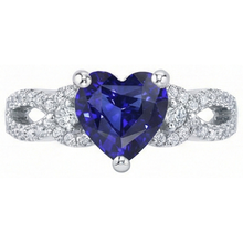 Afbeelding in Gallery-weergave laden, echte round diamant 3.50karaat ring zijaanzicht
