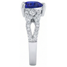 Afbeelding in Gallery-weergave laden, echte round diamant 3.50karaat ring profielweergave
