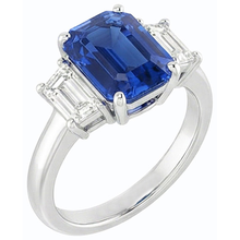 Afbeelding in Gallery-weergave laden, echte diamant 2karaat ring vooraanzicht
