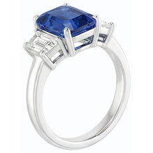 Afbeelding in Gallery-weergave laden, echte diamant 2karaat ring bovenaanzicht
