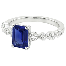 Afbeelding in Gallery-weergave laden, echte round diamant 4.50karaat ring profielweergave
