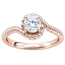 Afbeelding in Gallery-weergave laden, Diamanten solitaire verlovingsring rosé goud 1,75 karaat
