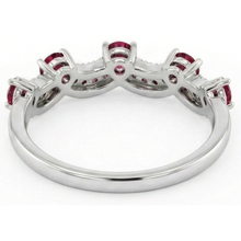 Afbeelding in Gallery-weergave laden, Diamanten trouwring 1.74 karaat Birma Ruby vrouwen sieraden
