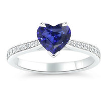 Afbeelding in Gallery-weergave laden, echte round diamant 3karaat ring zijaanzicht
