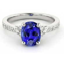 Afbeelding in Gallery-weergave laden, echte round diamant 3.50karaat ring band detail
