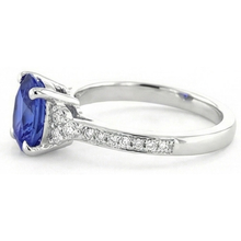 Afbeelding in Gallery-weergave laden, echte round diamant 3.50karaat ring lifestyle foto
