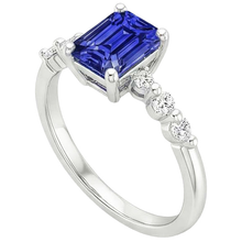Afbeelding in Gallery-weergave laden, echte round diamant 3.50karaat ring close-up detail
