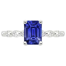 Afbeelding in Gallery-weergave laden, echte round diamant 3.50karaat ring profielweergave
