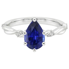Afbeelding in Gallery-weergave laden, echte round diamant 3karaat ring bovenaanzicht
