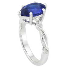 Afbeelding in Gallery-weergave laden, echte round diamant 3karaat ring profielweergave
