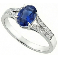 Afbeelding in Gallery-weergave laden, echte round diamant 3.50karaat ring close-up detail
