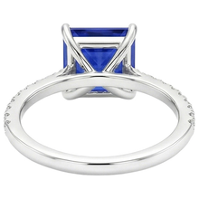 Afbeelding in Gallery-weergave laden, Natuurlijke Saffier Ring 5.50ct - Witgoud 14K
