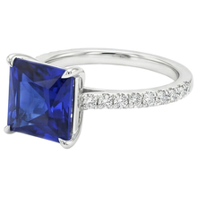 Afbeelding in Gallery-weergave laden, Natuurlijke Saffier Ring 5.50ct - Witgoud 14K
