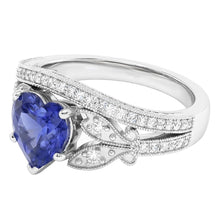 Afbeelding in Gallery-weergave laden, echte round diamant 3karaat ring bovenaanzicht
