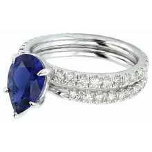 Afbeelding in Gallery-weergave laden, echte round diamant 3.50karaat ring profielweergave
