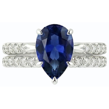 Afbeelding in Gallery-weergave laden, echte round diamant 3.50karaat ring op wit
