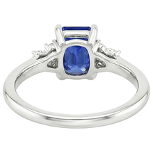 Afbeelding in Gallery-weergave laden, echte round diamant 4karaat ring bovenaanzicht
