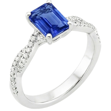 Afbeelding in Gallery-weergave laden, echte round diamant 4.25karaat ring zijaanzicht
