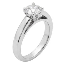 Afbeelding in Gallery-weergave laden, Diamanten vrouwen Solitaire verlovingsring 1,01 Ct. Wit goud
