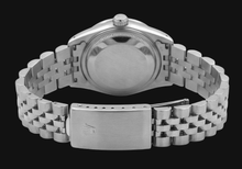 Afbeelding in Gallery-weergave laden, Diamanten lunette Ss Tapestry Stick Dial Rolex Dames Datejust Horloge
