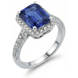 Echte Smaragd Ring 4 Karaat
