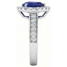 Afbeelding in Gallery-weergave laden, echte round diamant 4karaat ring op wit
