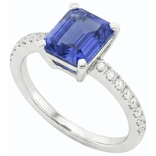 Afbeelding in Gallery-weergave laden, echte round smaragd 3karaat ring close-up detail
