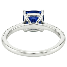 Afbeelding in Gallery-weergave laden, echte round diamant 3.25karaat ring zijaanzicht
