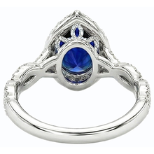 Afbeelding in Gallery-weergave laden, echte round diamant 4karaat ring vooraanzicht
