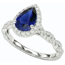 Afbeelding in Gallery-weergave laden, echte round diamant 4karaat ring zijaanzicht
