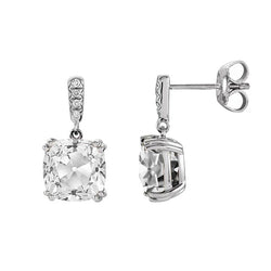 Oorhangers 14K Witgoud met Briljant – 3 karaat