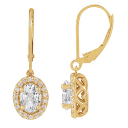 Luxe Diamant Oorbellen – 4,50 karaat 14K Geelgoud