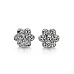 Luxe Diamant Oorbellen 7 karaat – 14K Witgoud door HarryChadEnt