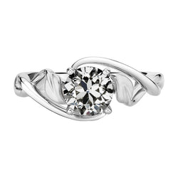 Briljant Enkele Steen Ring 2 karaat – 14K Witgoud
