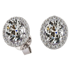Fijne Diamant Oorhangers – 14K Witgoud 4 karaat